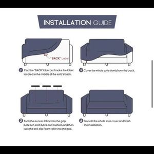 3 Piece Sectional Slipcover